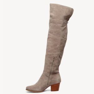 Sole Society Melbourne over knee boots-mushroom